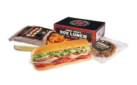 jimmy johns box lunch|More.